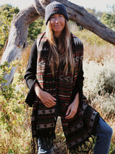 Load image into Gallery viewer, Winter Shawl: Earthy Geometrics