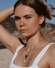 Load image into Gallery viewer, Gold Plated Necklace: Moonstone