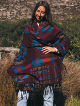 Load image into Gallery viewer, Winter Shawl: Burgundy