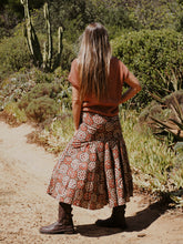 Load image into Gallery viewer, Flamenco Skirt: Earth Print