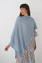 Load image into Gallery viewer, Knit Shawl: Soft Blue