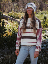 Load image into Gallery viewer, Beanie: Muted Stripe