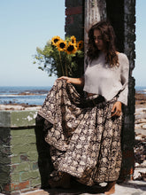 Load image into Gallery viewer, Full Swing Skirt: Black and Stone