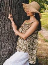 Load image into Gallery viewer, Square Neck Top: Green