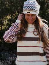 Load image into Gallery viewer, Beanie: Muted Stripe