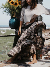 Load image into Gallery viewer, Full Swing Skirt: Black and Stone