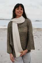 Load image into Gallery viewer, Minimalist Merino Magic Scarf: Cream