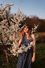 Load image into Gallery viewer, Halter Neck Indigo Dress