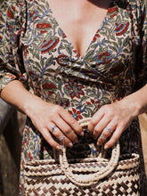 Load image into Gallery viewer, Wrap Dress: Bagru