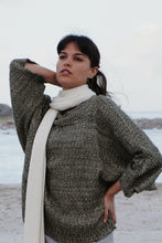 Load image into Gallery viewer, Minimalist Merino Magic Scarf: Cream