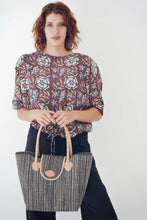 Load image into Gallery viewer, Drawstring Blouse: Mid Summer