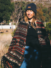 Load image into Gallery viewer, Winter Shawl: Earthy Geometrics