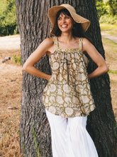 Load image into Gallery viewer, Square Neck Top: Green