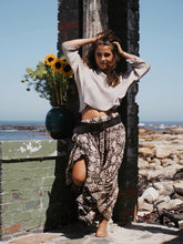 Load image into Gallery viewer, Full Swing Skirt: Black and Stone