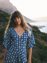 Load image into Gallery viewer, Wrap Dress: Deep Blue