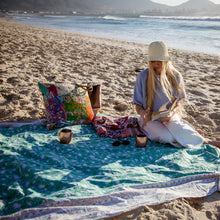 Load image into Gallery viewer, Block Print Bed Cover