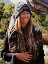 Load image into Gallery viewer, Winter Shawl: Earthy Geometrics