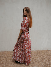 Load image into Gallery viewer, Wrap Dress: Cherry Red