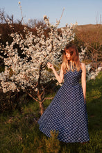 Load image into Gallery viewer, Halter Neck Indigo Dress