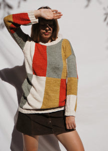 Colour Block Knit