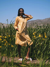 Load image into Gallery viewer, Full Button Kurta: Sunflower