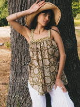 Load image into Gallery viewer, Square Neck Top: Green