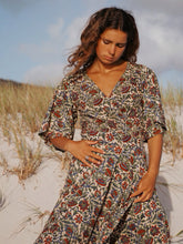 Load image into Gallery viewer, Wrap Dress: Bagru