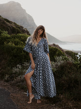 Load image into Gallery viewer, Wrap Dress: Deep Blue