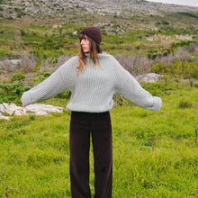 Load image into Gallery viewer, Our Mohair Edit: Sage Grey Sweater