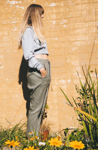 Relaxed Pant: Olive