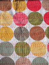 Load image into Gallery viewer, Gudri Throw: Warm Polka