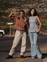 Load image into Gallery viewer, Drawstring Blouse: Deep Red