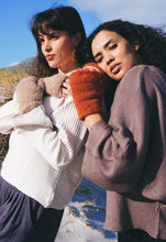 Load image into Gallery viewer, Mohair Mittens: Burnt Orange