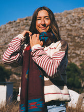 Load image into Gallery viewer, Winter Shawl: Burgundy