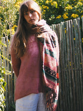 Load image into Gallery viewer, Winter Shawl: Dusty Rose