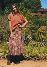 Load image into Gallery viewer, Flamenco Skirt: Earth Print