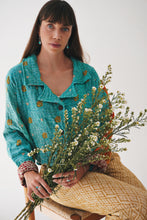 Load image into Gallery viewer, Cropped Gudri Jacket: Azure