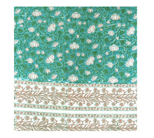 Load image into Gallery viewer, Block Print Bed Cover