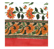 Load image into Gallery viewer, Block Print Table Cloth / Bed Cover