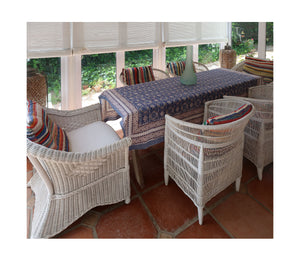 Block Print Table Cloth /  Bed Cover