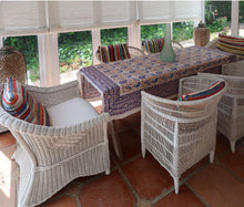 Load image into Gallery viewer, Block Print Table Cloth / Bed Cover