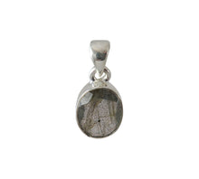 Load image into Gallery viewer, Sterling Silver Labradorite Pendant
