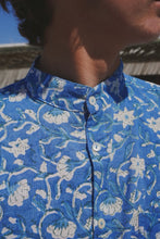 Load image into Gallery viewer, Chinese Collar Shirt: Surfs Up