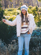 Load image into Gallery viewer, Beanie: Muted Stripe