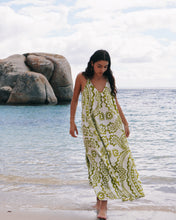 Load image into Gallery viewer, Feather Sundress: Olive