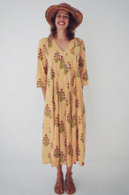 Load image into Gallery viewer, Talia Sundress: Warm Sunshine
