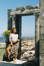 Load image into Gallery viewer, Full Swing Skirt: Black and Stone