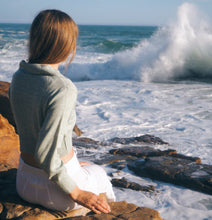 Load image into Gallery viewer, Sea Green: Cropped Cardigan