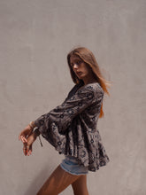 Load image into Gallery viewer, Soft Ruffle Top in Ash