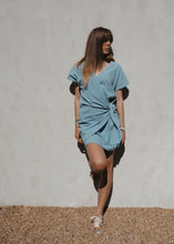 Load image into Gallery viewer, Knot Dress: Blue Baby